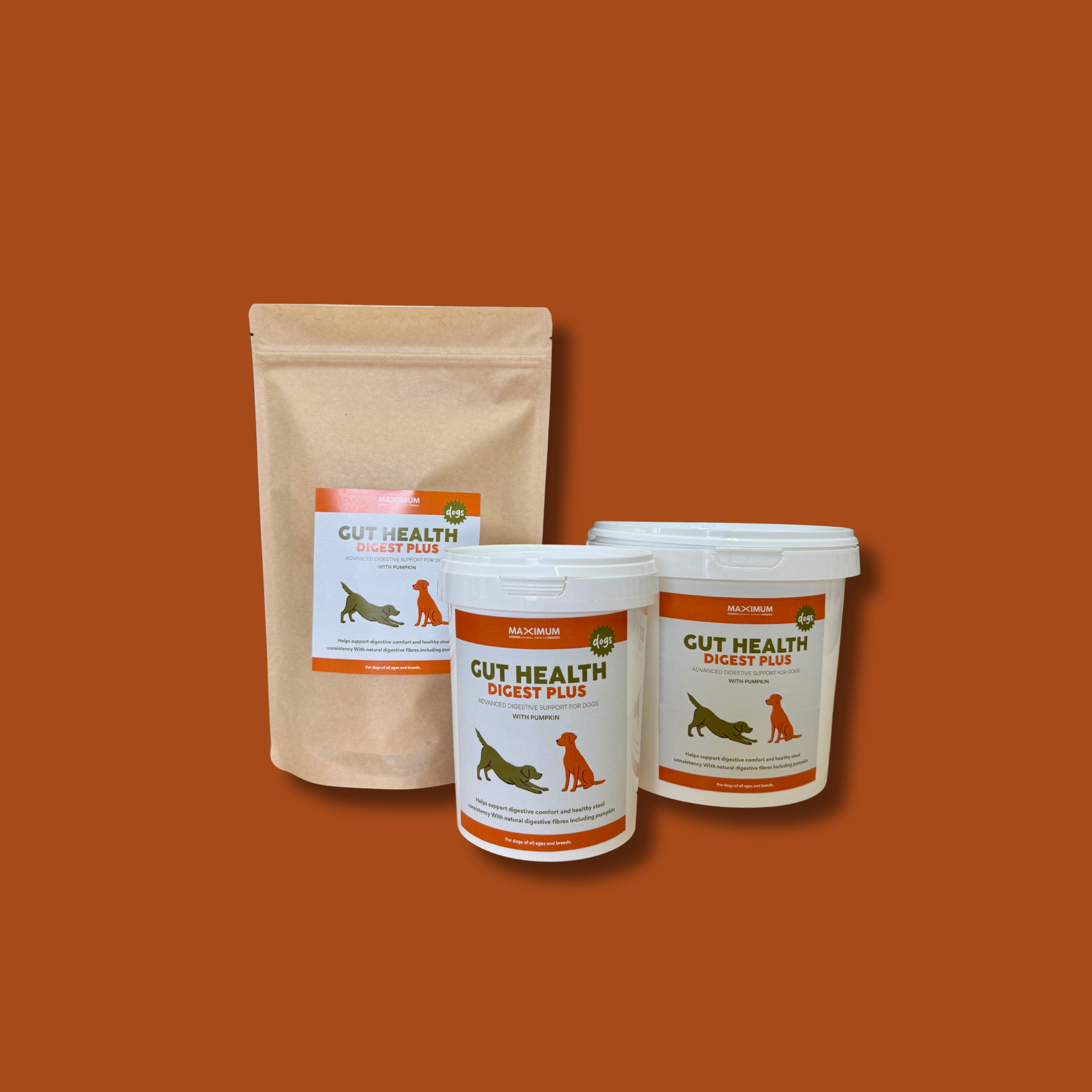 Maximum Gut Health Digest Plus for Dogs (With Pumpkin)